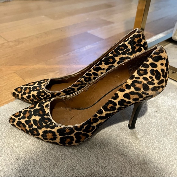 Nine West Leopard Print Heels - Picture 3 of 5